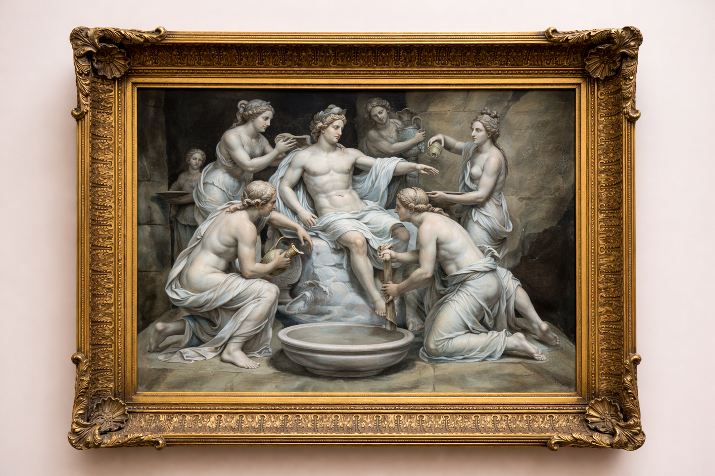Apollo Tended by the nymphs